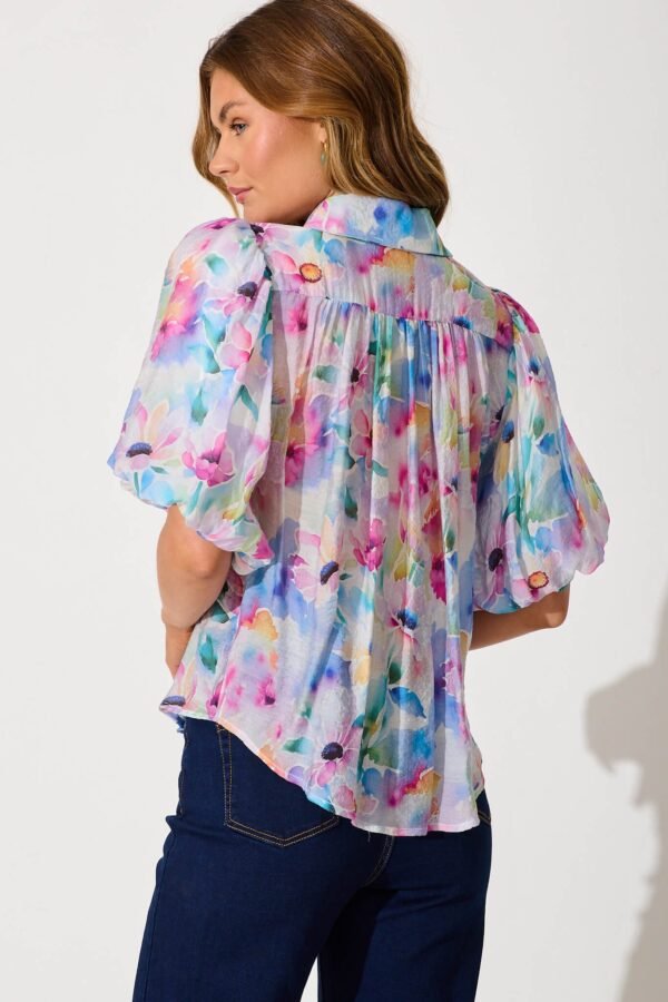 Shirt In Pastel Watercolour Floral