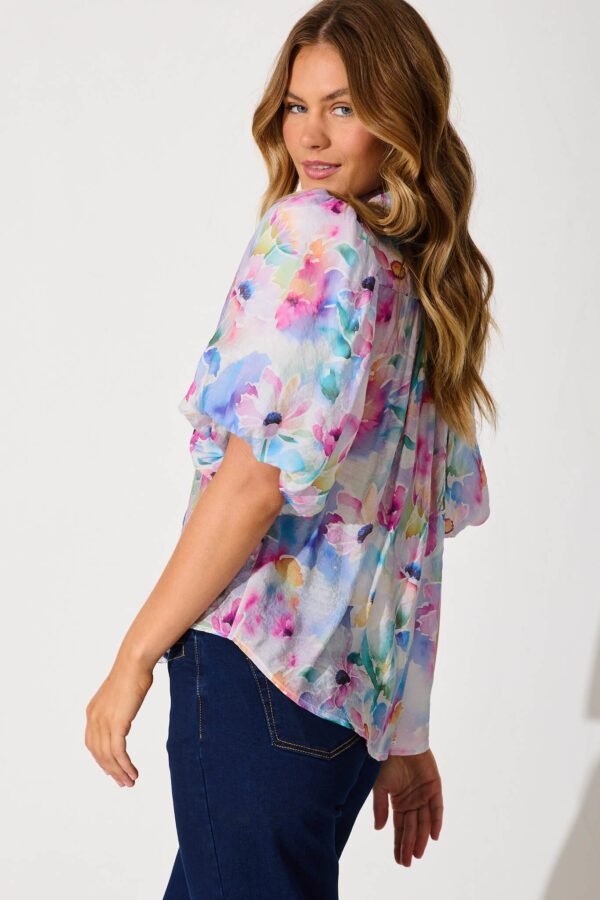 Shirt In Pastel Watercolour Floral