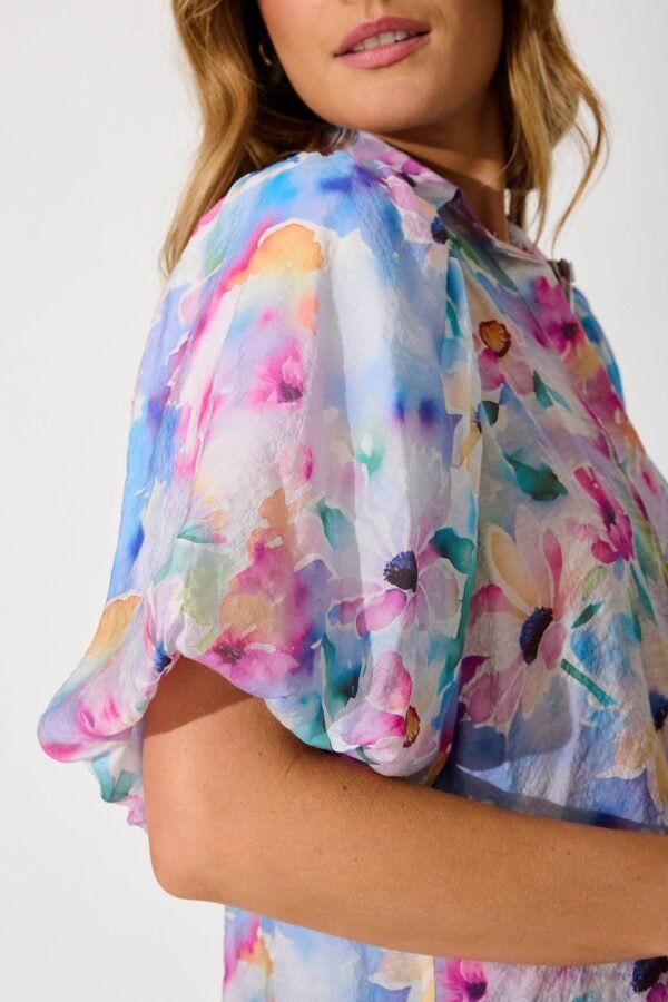 Shirt In Pastel Watercolour Floral