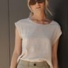 Top In Oatmeal Linen Blend