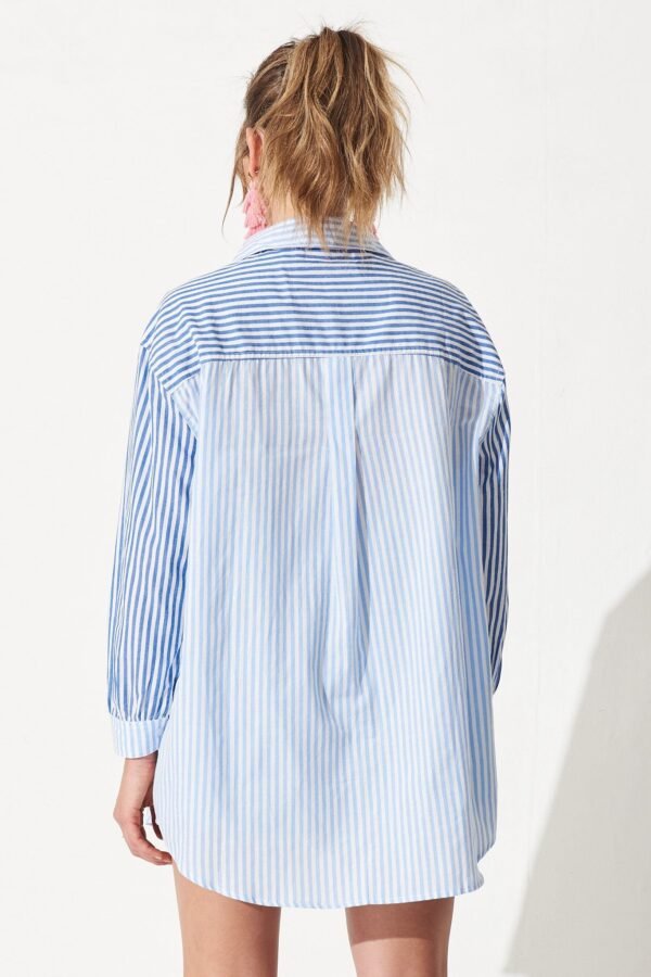 Shirt In Blue Stripe