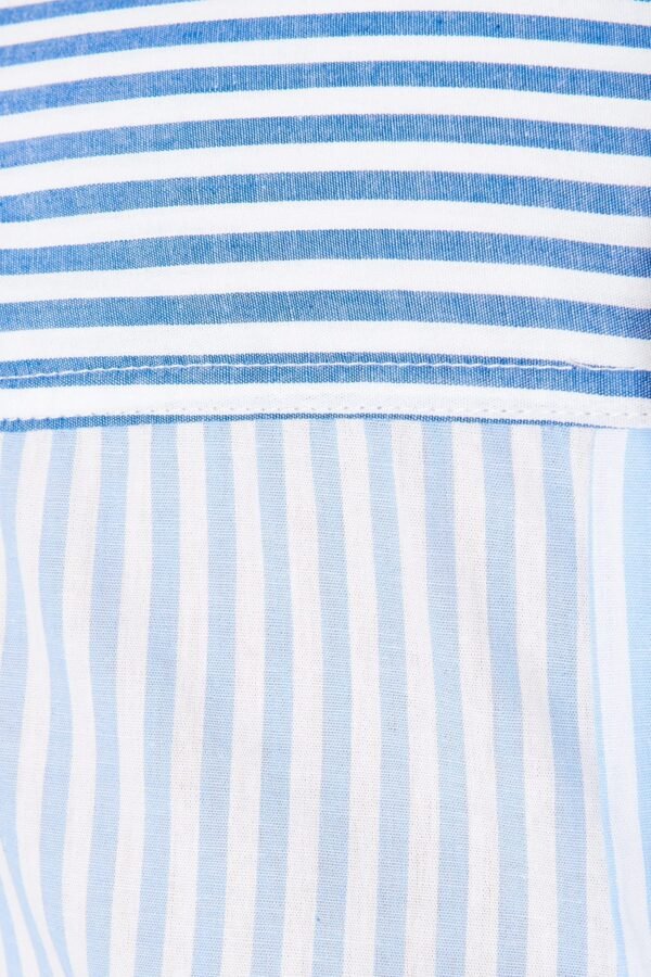 Shirt In Blue Stripe