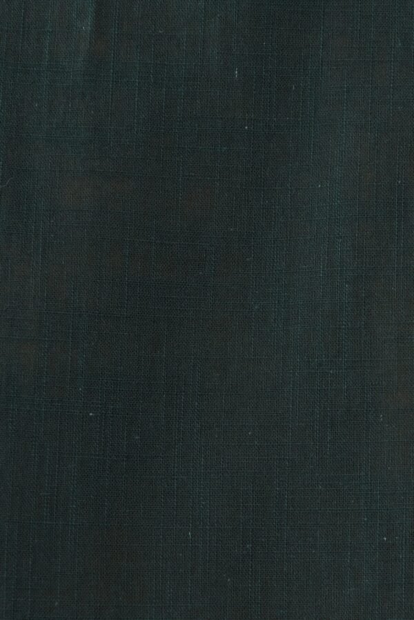 Top In Emerald Cotton Linen