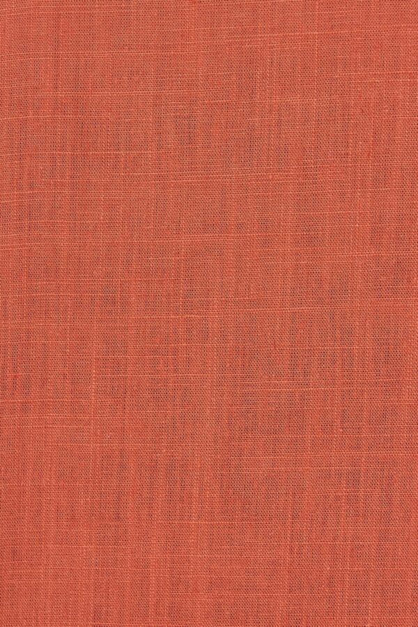 Top In Rust Linen Blend