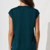 Top In Emerald Satin