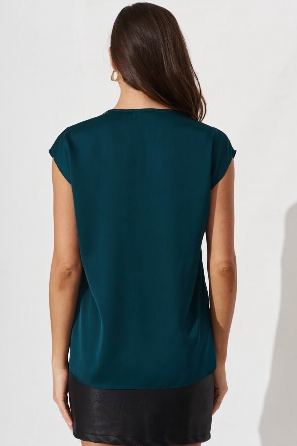 Top In Emerald Satin