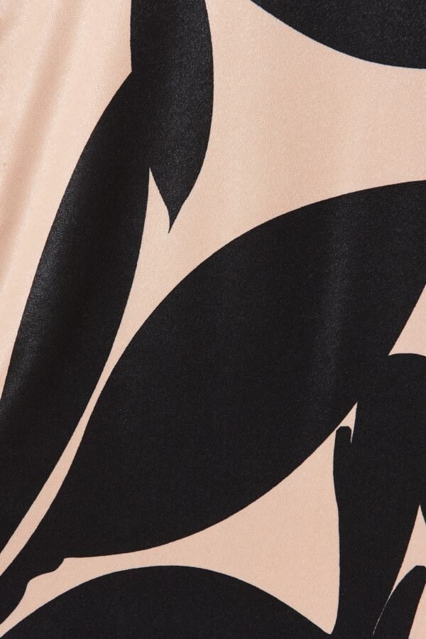 Callia Shirt In Brown With Black Print