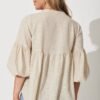 Top In Oatmeal Linen Blend