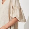 Top In Oatmeal Linen Blend