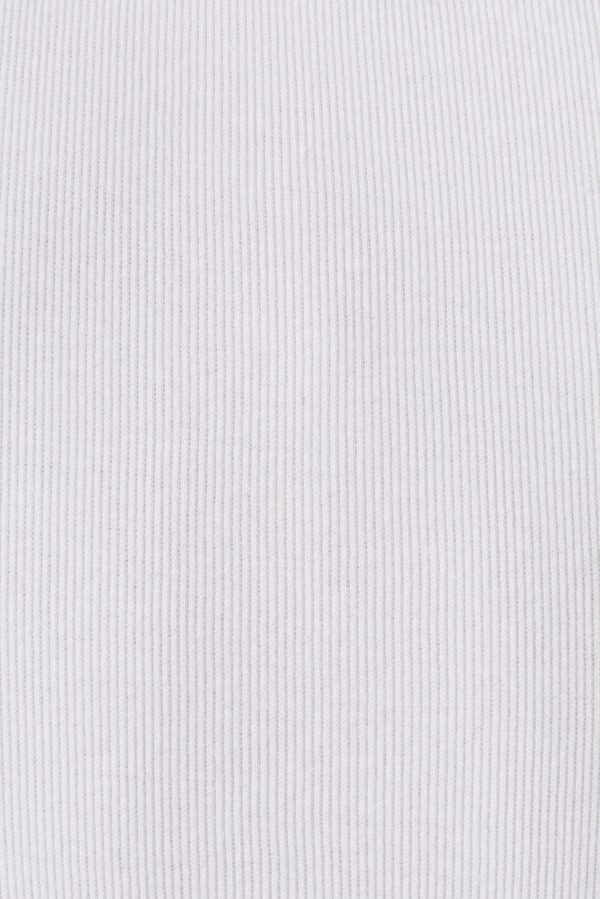 Top In White Cotton Blend