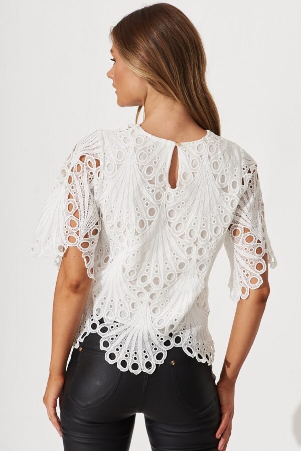 Top In White Lace