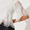Top In White Lace
