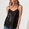 Top In Black Sequin