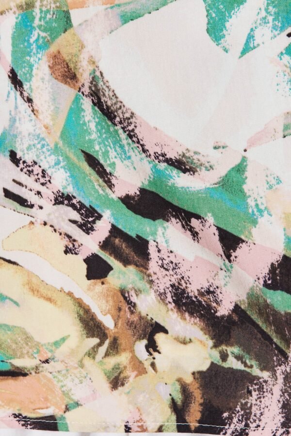 Top In Multi Brushstroke Print