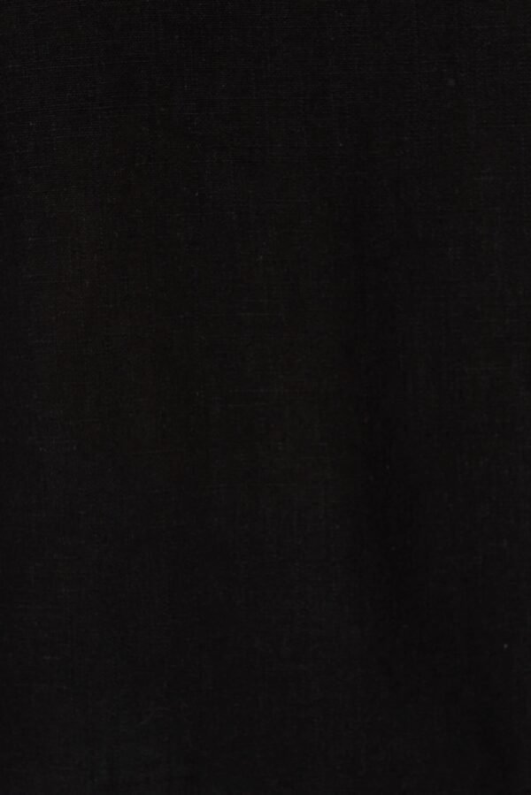 Top In Black Linen Blend