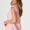 Top In Blush Linen Blend