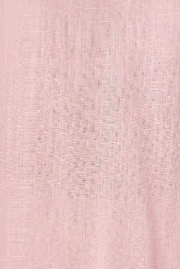 Top In Blush Linen Blend