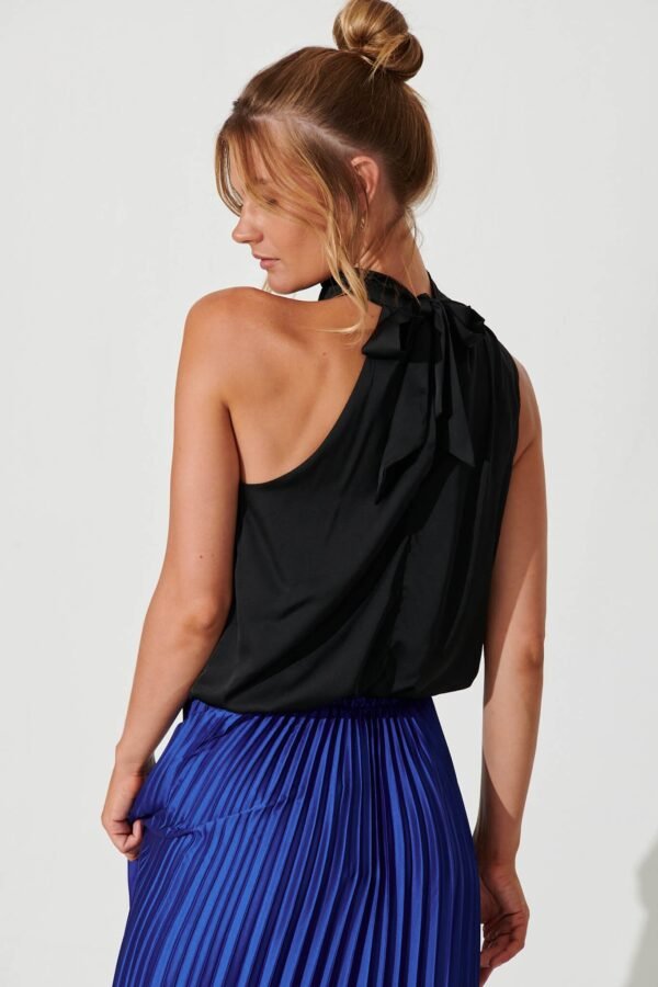 Top In Black Satin
