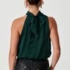 Top In Emerald Satin