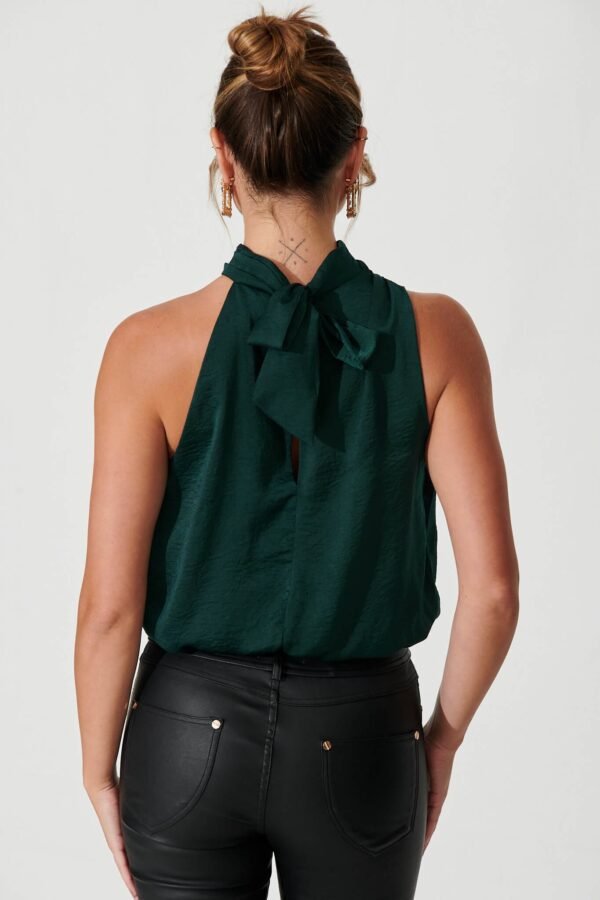 Top In Emerald Satin