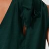 Top In Emerald Satin