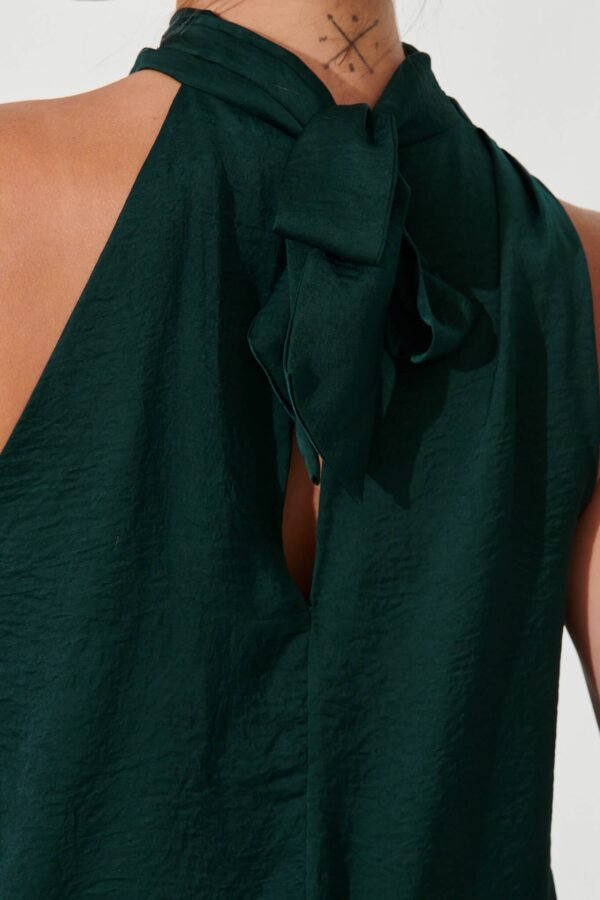 Top In Emerald Satin