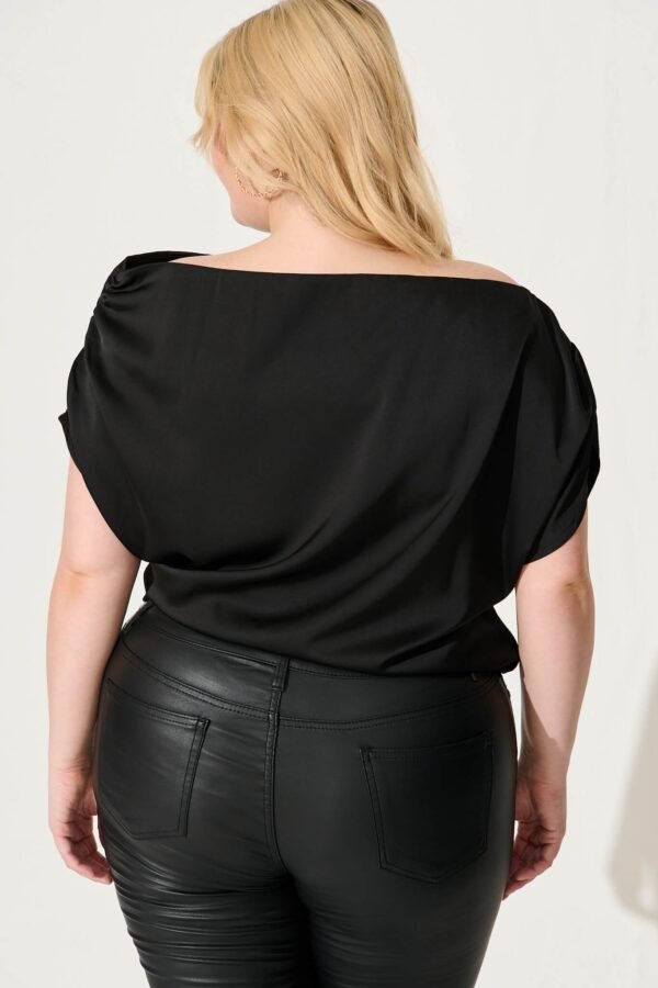 Top In Black Satin