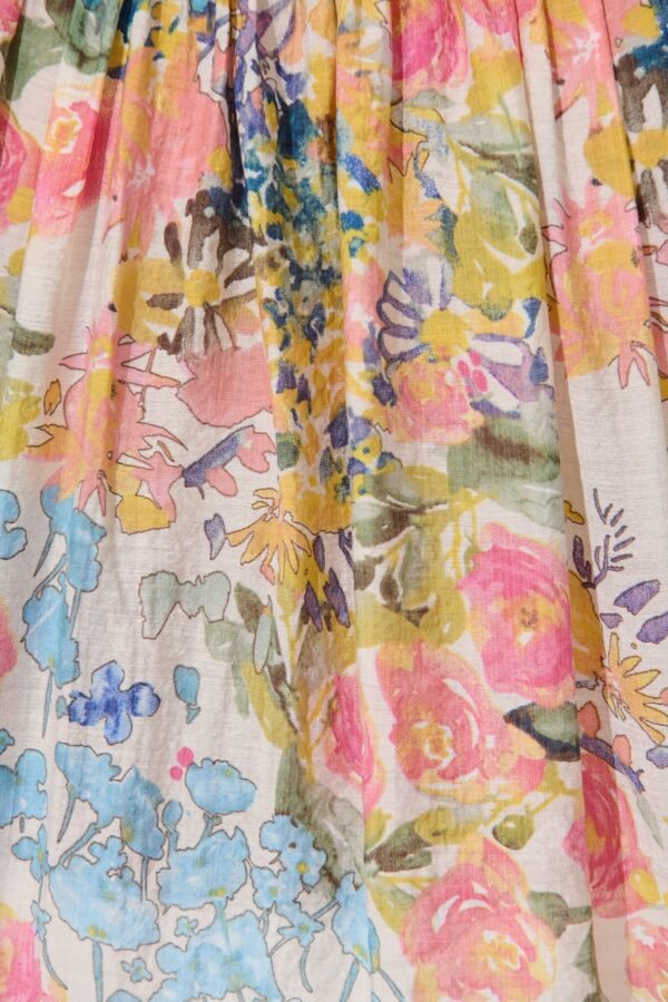 Shirt In Vintage Floral Print