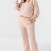 FRENCH TERRY CROPPED LOUNGE PANTS