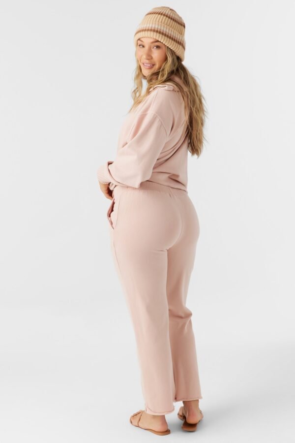 FRENCH TERRY CROPPED LOUNGE PANTS