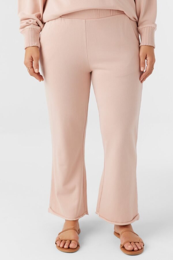 FRENCH TERRY CROPPED LOUNGE PANTS