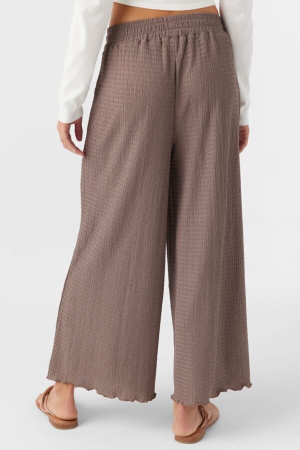 TEXTURED KNIT PULL-ON CROPPED PANTS