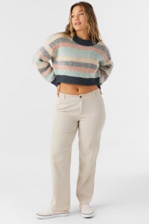 COTTON TWILL UTILITY PANTS