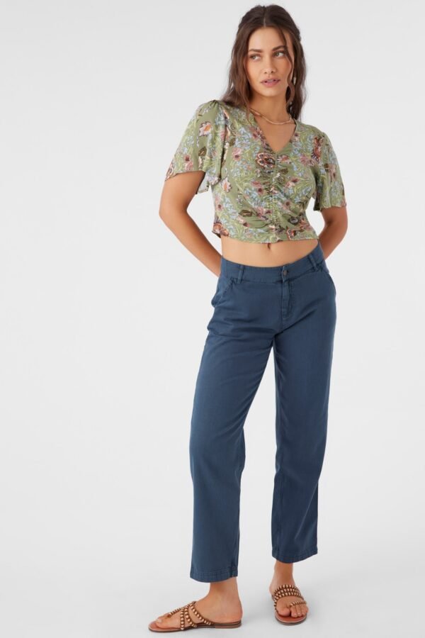 COTTON TWILL UTILITY PANTS