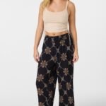GRID TILE BEACH PANTS