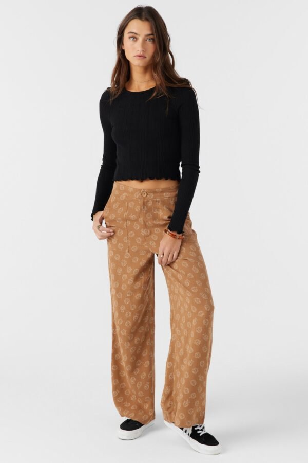 VALLEY FLORAL BEACH PANTS