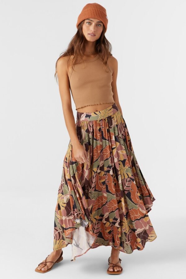 SIREN ABSTRACT MAXI SKIRT