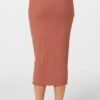 KNIT MIDI SKIRT