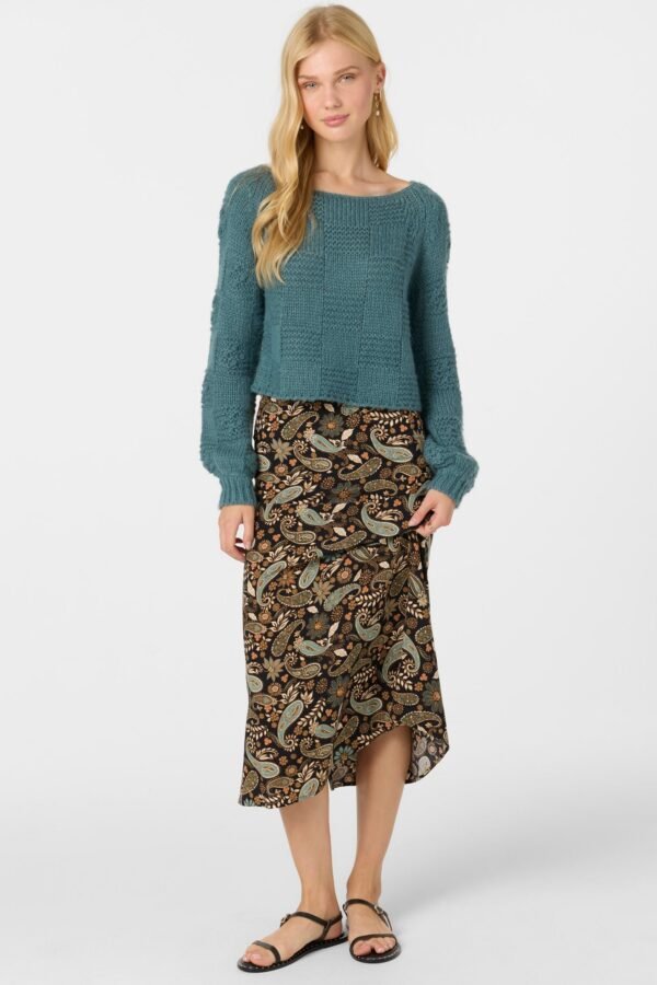 ROSALIA PAISLEY MIDI SKIRT