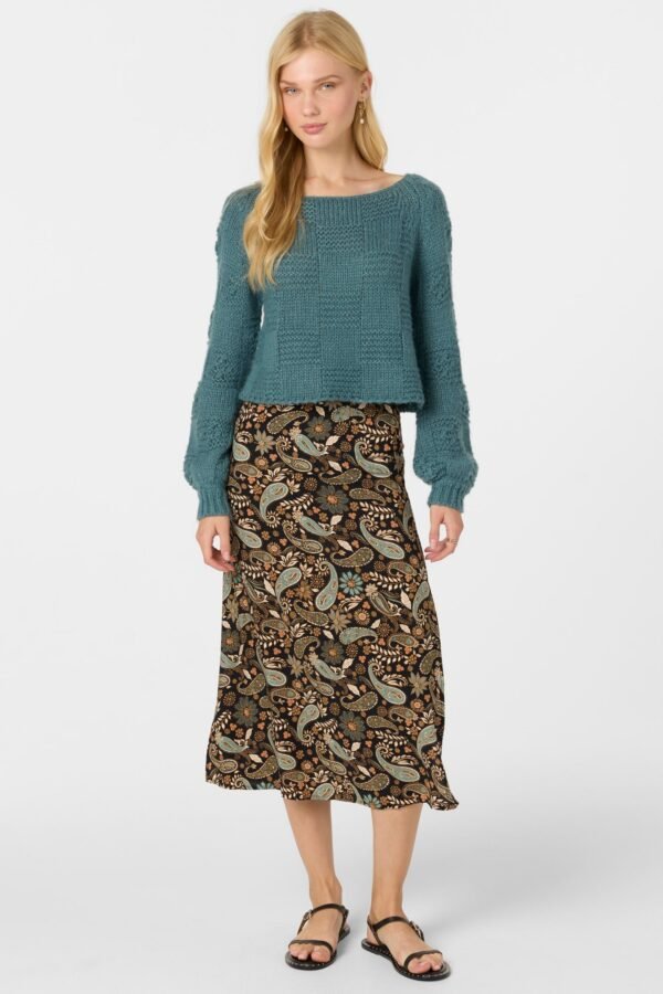 ROSALIA PAISLEY MIDI SKIRT