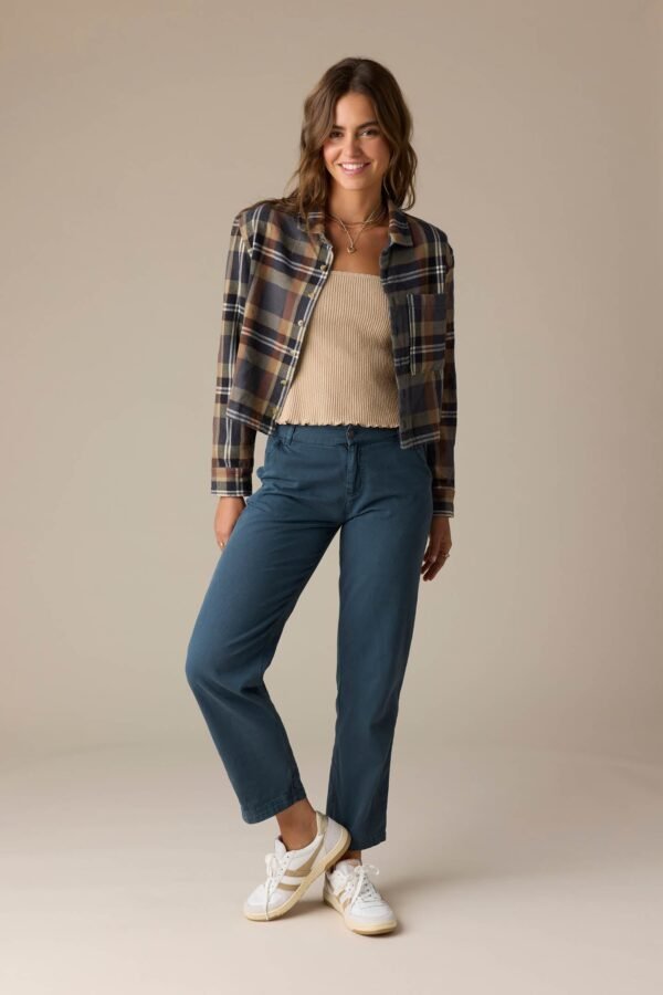 COTTON TWILL UTILITY PANTS