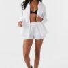 CRINKLE DOUBLE GAUZE BEACH SHORTS