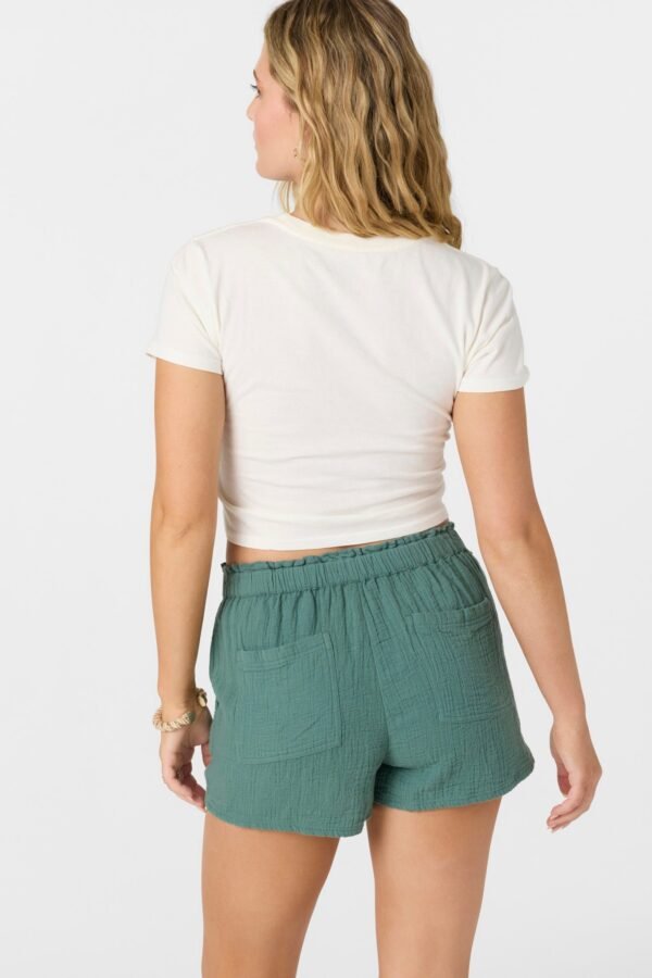 CRINKLE DOUBLE GAUZE BEACH SHORTS