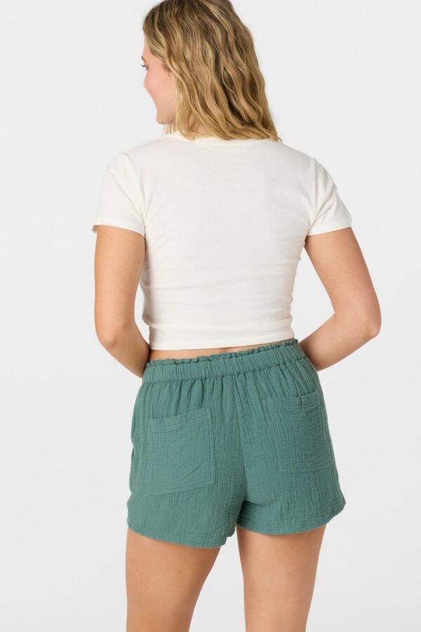 CRINKLE DOUBLE GAUZE BEACH SHORTS