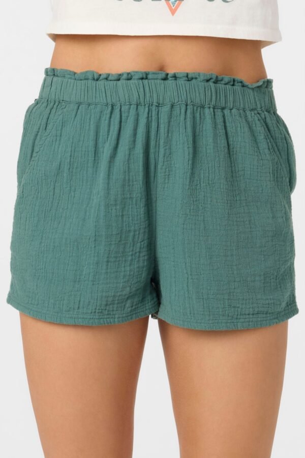 CRINKLE DOUBLE GAUZE BEACH SHORTS