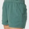 CRINKLE DOUBLE GAUZE BEACH SHORTS