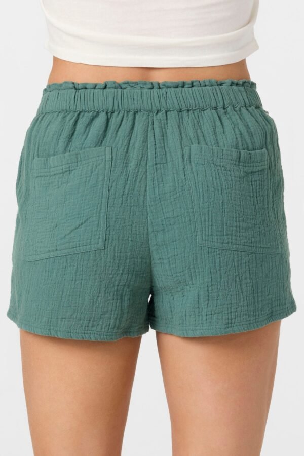 CRINKLE DOUBLE GAUZE BEACH SHORTS