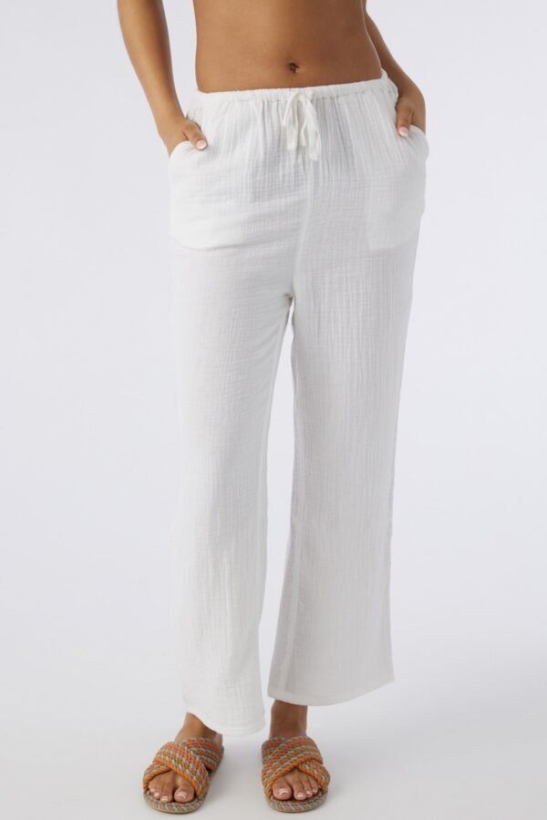 CRINKLE DOUBLE GAUZE BEACH PANTS
