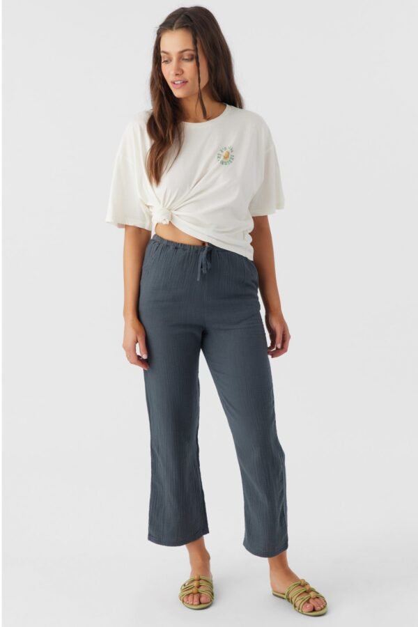 CRINKLE DOUBLE GAUZE BEACH PANTS