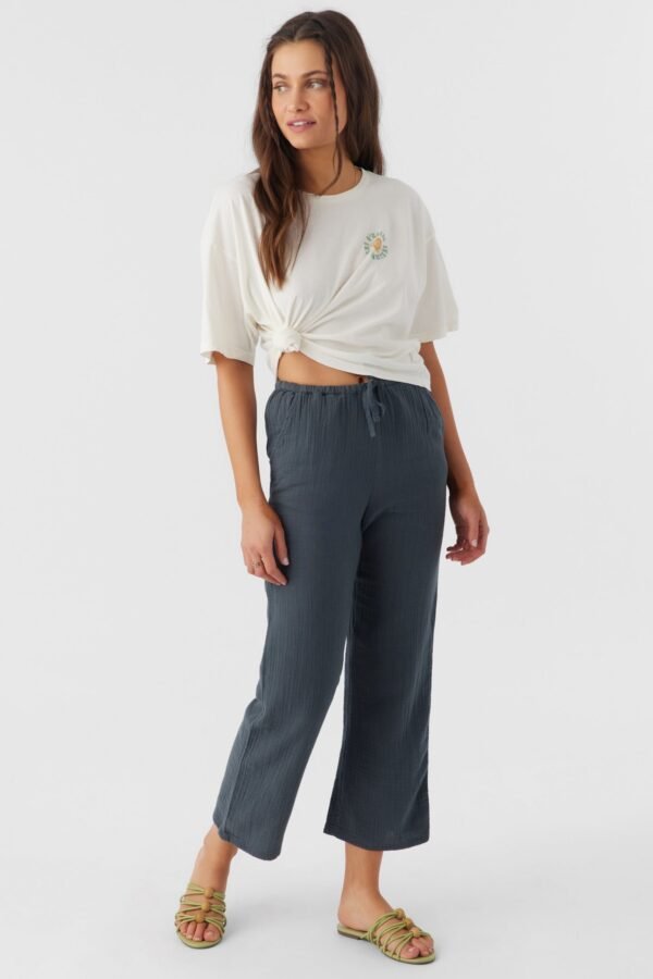 CRINKLE DOUBLE GAUZE BEACH PANTS